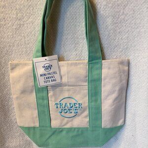 Trader Joe's Limited Pastel Green Tote